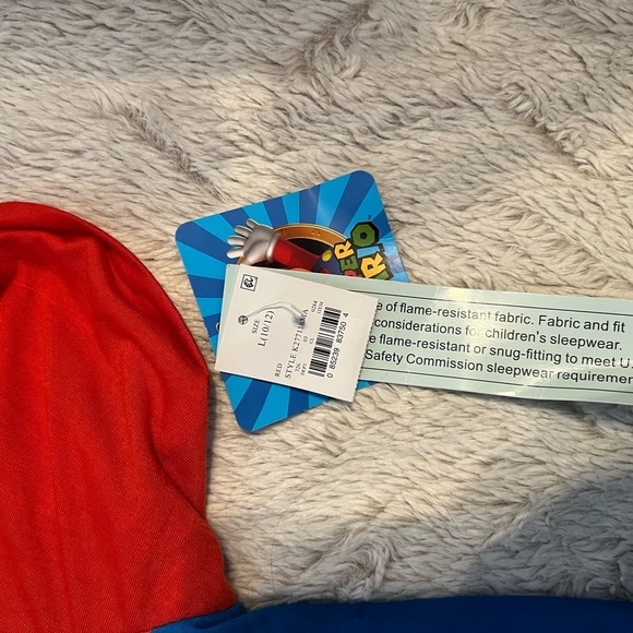 NWT Super Mario Pajamas Size L (10/12) - Picture 3 of 4
